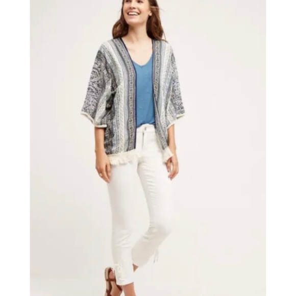 Anthropologie Pilcro Lace Up Denim Jeans Size 28 - Picture 2 of 12